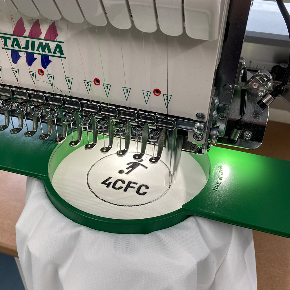 Embroidery for football club 4CFC