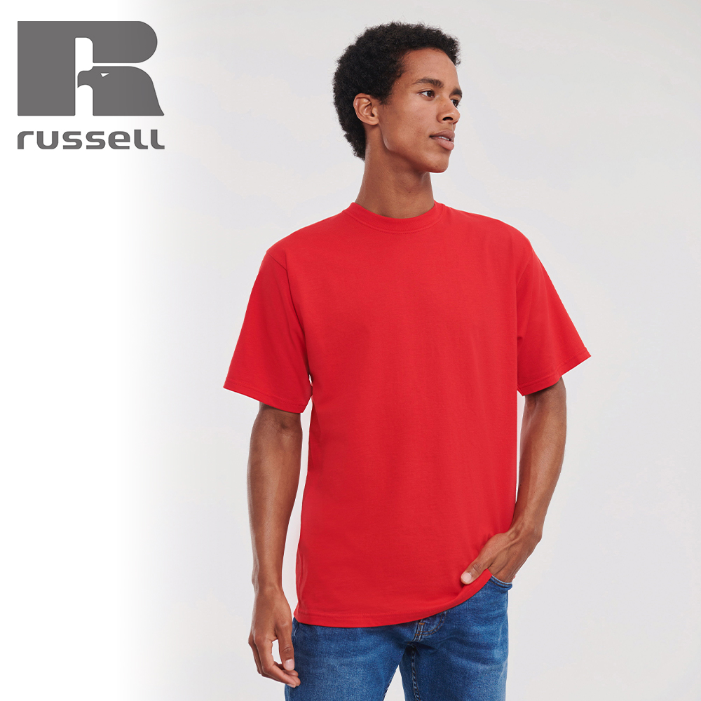 Russell branded tshirt, ideal for DTG prints