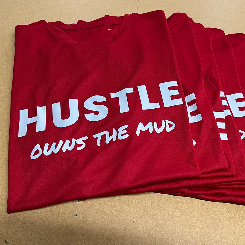 T-shirts for Hustle event